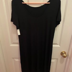 Women’s black T-shirt dress